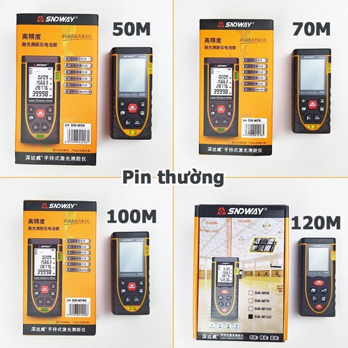 Máy đo khoảng cách laser SNDWAY SW-M100 đo xa 100m